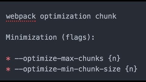 Min chunks with Webpack - ProgrammingTIL #75 Webpack Video Tutorial Screencast 0012