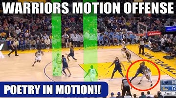 Why the Golden State Warriors POST UP SPLIT MOTION is unstoppable - Poetry in Motion Breakdown