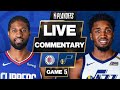 Utah Jazz Vs Los Angeles Clippers Game 5 live play by play and reactions