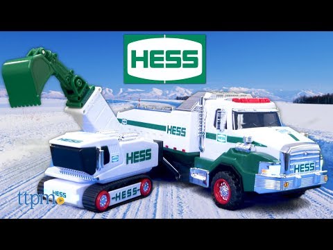 HESS トレーラーとロケット Hess 1999 Truck and Space Shuttle with Satellite – Jackie's