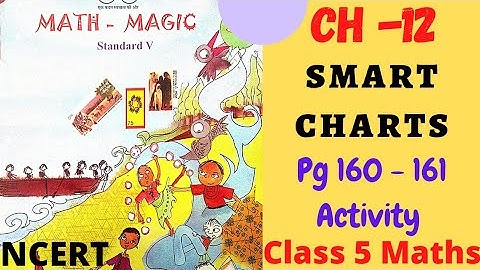 CLASS 5 Maths NCERT || Ch 12 Smart Charts  | pg 160 - 161 explanation