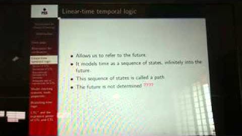 Verification by model checking Deblina MTECH CSE PESIT 2014