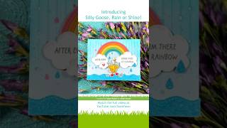 Introducing Silly Goose, Rain or Shine! #rainyday #handmade #sillygoose #papercraft #diy #rainbow