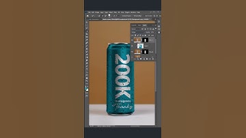 Can Mockup Photoshop Tutorial #shorts