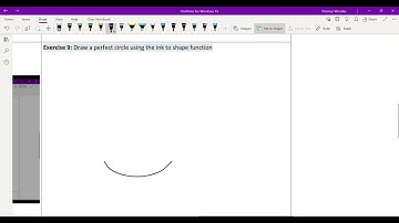 OneNote Ink to shape