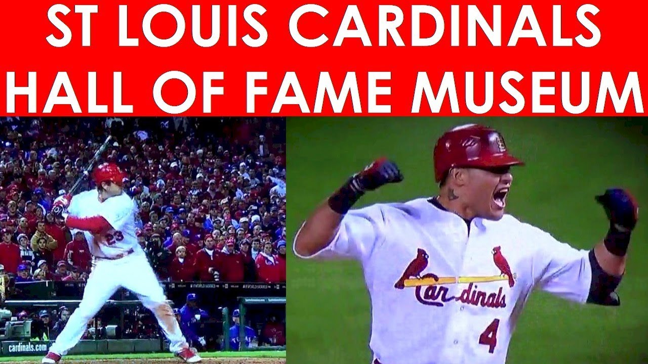 St Louis Cardinals Hall Of Fame & Museum At Ballpark Village Busch Stadium Lou Brock Ozzie Smith ...