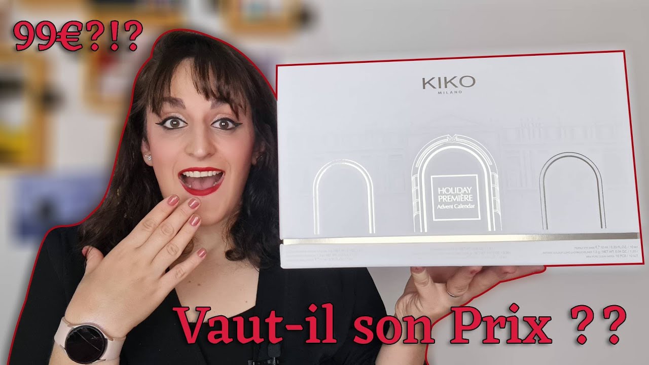 Calendrier de l'avent Kiko 2023 : 24 surprises maquillage !