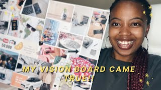 My 2022 Vision Board Came True! | Reviewing and Reflecting on My Goals