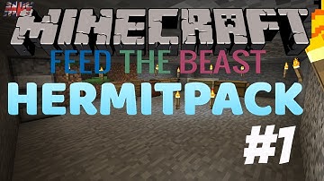 FTB HERMITPACK HERMITCRAFT MINECRAFT 1.10.2 (v1.0.1) Lets Play Episode 1 - IM SO PUMPED!