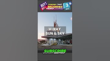 New updates in V Ray 7 for 3ds Max Tutorial Tamil #shorts