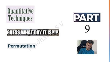 BCA V Sem. NEP – Quant. Techniques – Important Q & A – Part 9 – MadhavanSV