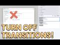 How to Turn Off Scene Transition Animations in SketchUp