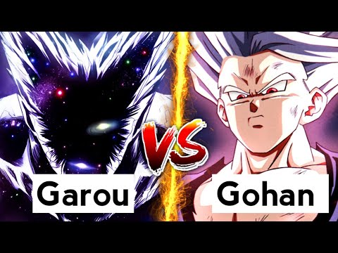 Ultimate Gohan and DBS Krillin vs Saitama and Cosmic Garou