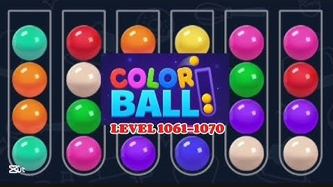 Level 1061 to 1070 || Color Ball Sort Puzzle #trending #amazing