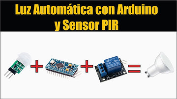 ✅ Luz automática con sensor PIR AM312 y Arduino
