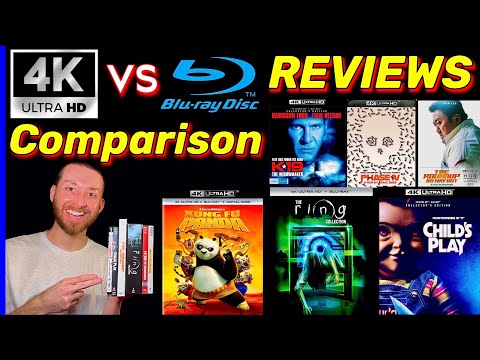 Kung Fu Panda 4K, Child’s Play 4K, The Ring 4K UHD vs Blu Ray Image Comparison Reviews K-19 Phase IV