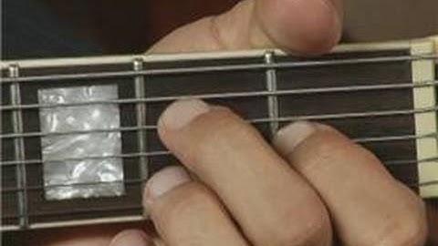 1st Inversion of Db Minor Guitar Chord on the Middle Top Strings : Guitar Chord Dictionary 21