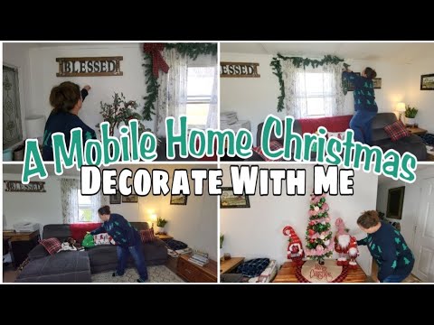 Time to decorate this old mobile home for Christmas / A Mobile ...