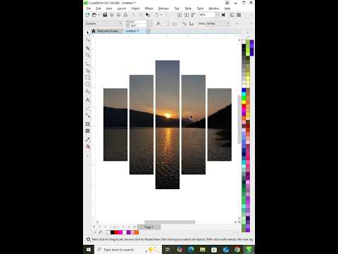 Coreldraw Tutorial - Use PowerClip inside. For More Tips