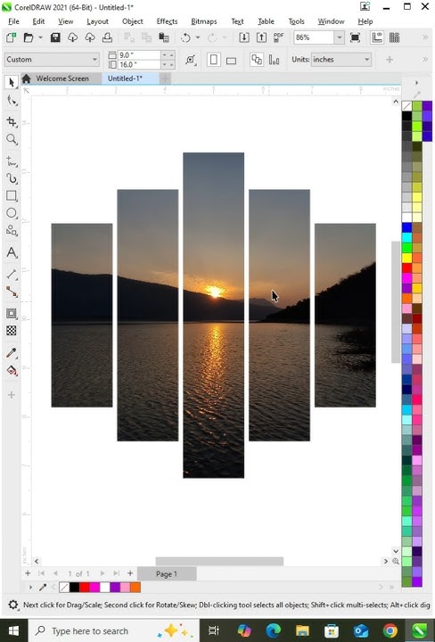 Coreldraw Tutorial - Use PowerClip inside. For More Tips