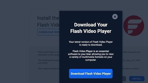 Flashpvideo.com fake software update alert removal.
