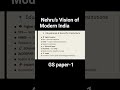 Nehru’s Vision of Modern India | Summary &amp; Important Facts for UPSC | GS1 &amp; GS2