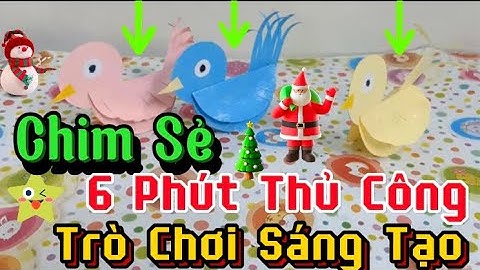 DIY Paper Sparrow – Easy & Simple Origami Tutorial - Cách làm chim sẻ bằng giấy đơn giản
