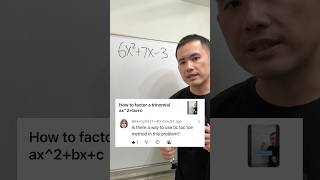 How to factor a trinomial, the tic-tac-toe way