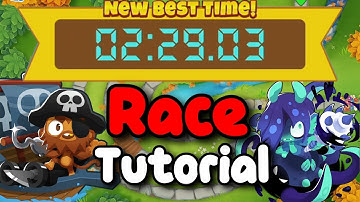 BTD6 Race Tutorial / guide |  Strolling through the Park Path