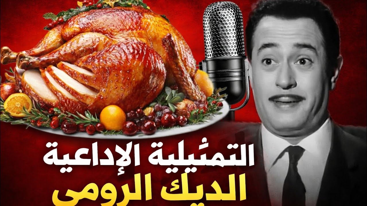 التمثيليه الإذاعية الديك الرومي بطوله عبد المنعم ابراهيم من التمثليات النادره للإذاعة 🎙️📻