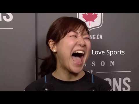 カーリング女子 Ls北見 吉田知那美選手の英語インタビュー Youtube