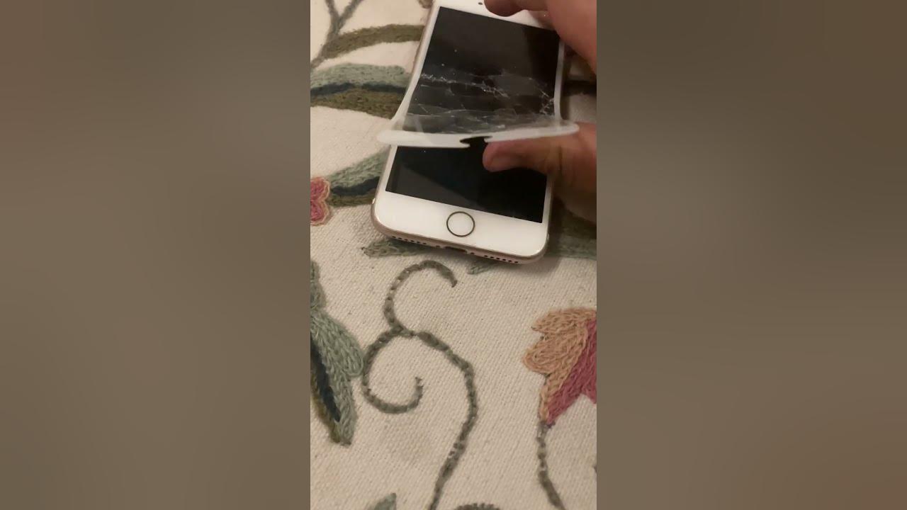 removing-screen-protector-from-iphone-7-youtube