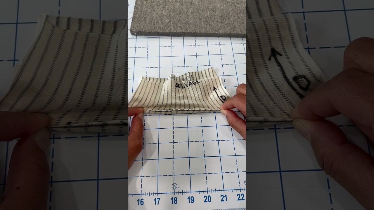 📏 How to measure stretch percentage in knit fabrics.This will make a HUGE diff in your clothes.