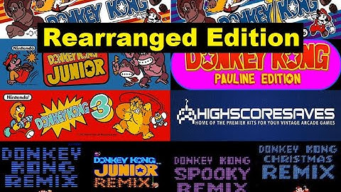 3DK Donkey Kong Ultimate Multigame Kit - Rearranged Edition