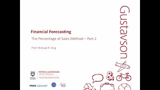 Michael R King COM371 20b Financial Forecasting Part 2