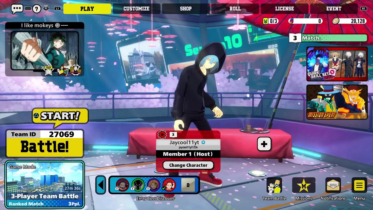 My hero ultra rumble gameplay for the new characters 2 - YouTube