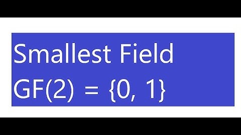 GF(2) Galois Field