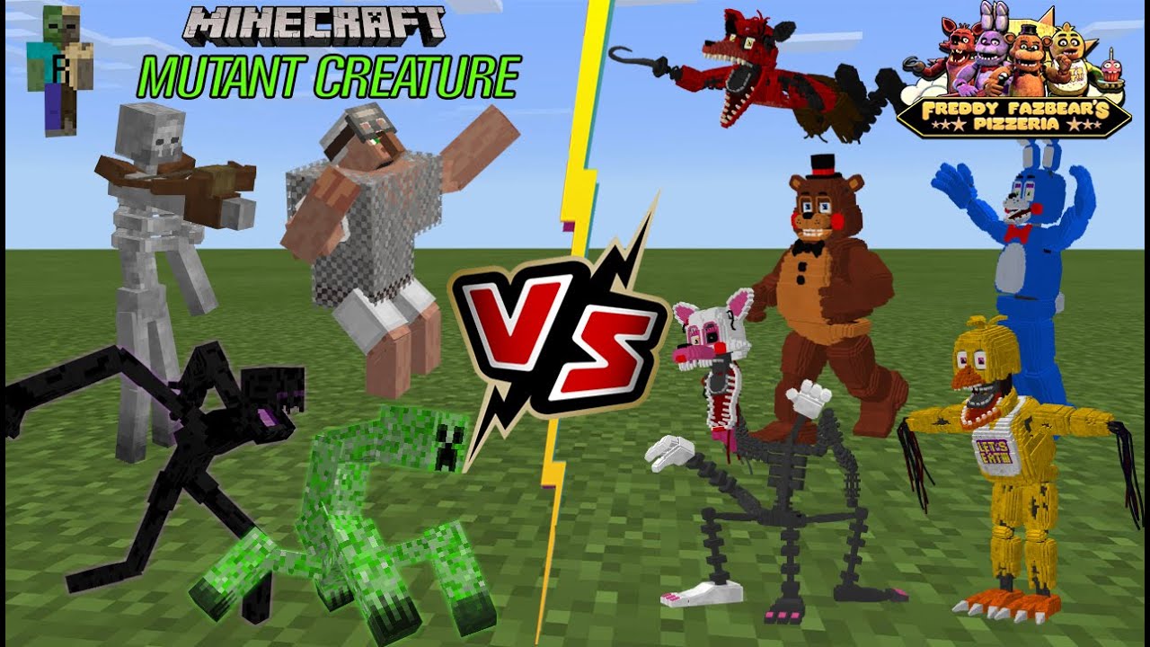 Five Nights at Freddy's (DanyFox) VS FNAF 2 (Funtime Lefty) [FNAF Creator  Battle!] 