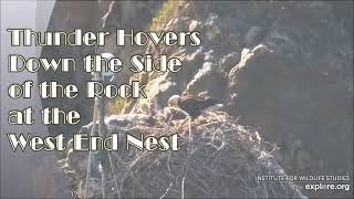 Thunder Hovers down the Side of the Rock at WE ~ Expore.org ~ 2022-04-15
