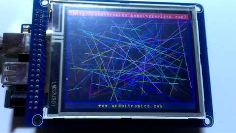 TFT LCD Demonstration UTFT_Demo_320x240