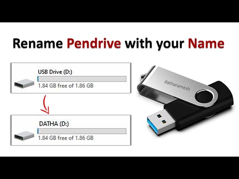 How to Rename Pendrive | Change USB Drive Name