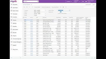 MYOB Advanced Training - Introduction - Work Panes, Sorting & Filtering, Inquiry Forms and Reports