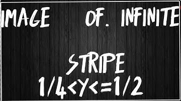 image of infinite stripe under  the transformation z=1/w