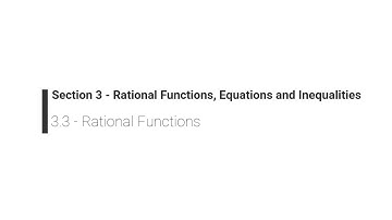 Sectionn 3.3.1 - Rational Functions with the same degree Ex.1