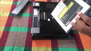 how to remove and in replace cd rom on laptop