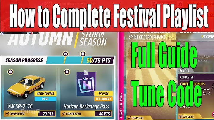 Forza Horizon 5 How to Complete Festival Playlist Autumn Season Series 48 Full Guide, Tune Code