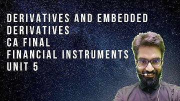 Embedded Derivatives | Financial instruments ca final | Derivatves | pratik jagati