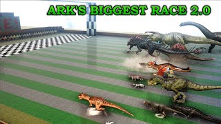 NEW ARK RACE WITH ALL CREATURES (ALL MAPS) - Which one is ARK'S FASTEST Creature? 2019 | Cantex screenshot 5