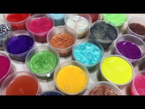 MIXING ALL MY SLIME !! SLIME SMOOTHIE - SATISFYING VIDEOS ! #26