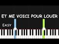 Et me voici pour louer here i am to worship  easy piano tutorial by extreme midi